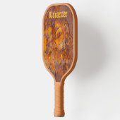 Phantastischer Rusty Iron Individuelle Name Pickleball Schläger (Links)