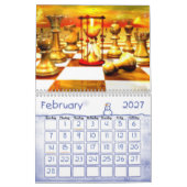 Phantastischer Schachkalender Kalender (Feb 2027)