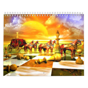 Phantastischer Schachkalender Kalender