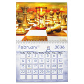 Phantastischer Schachkalender Kalender (Feb 2026)