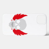 phantastischer Schädel mit Flügel Case-Mate iPhone Hülle (Rückseite (Horizontal))