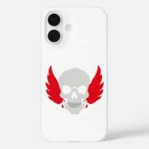 phantastischer Schädel mit Flügeln