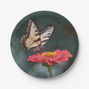 Phantastischer Schmetterling Pappteller