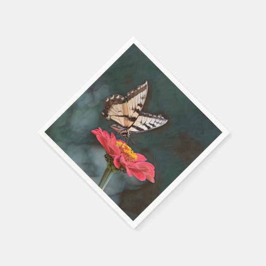 Phantastischer Schmetterling Serviette (Ecke)