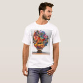 Phantastischer Schmetterling T - Shirt (Vorne ganz)