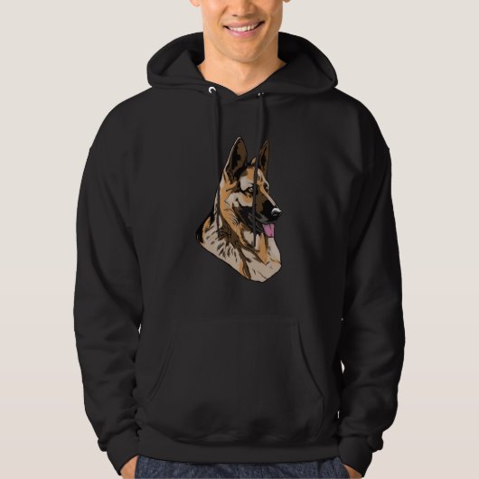 Phantastischer Schutzhund Hoodie (Vorderseite)