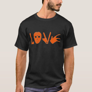 Phantastischer Serienmörder Liebe Halloween T-Shirt