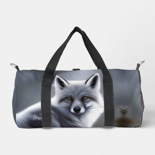 Phantastischer Silberfuchs Duffle Bag (Vorderseite)