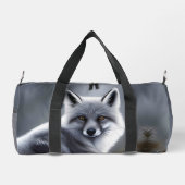 Phantastischer Silberfuchs Duffle Bag (Rückseite)