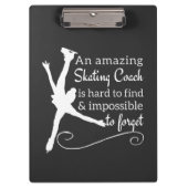 phantastischer Skaten-Trainer Klemmbrett (Vorderseite)