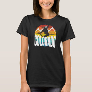 Phantastischer Skikolorado Krasser Skijumper Retro T-Shirt