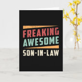 Phantastischer Sohn im Jura Son Proud Gift Idee Karte (Gelbe Blume)