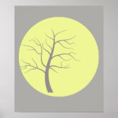 Phantastischer Sonnenbaum A3 Poster (Vorne)