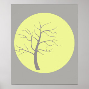 Phantastischer Sonnenbaum A3 Poster