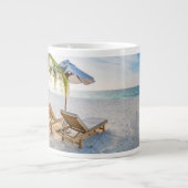 Phantastischer Sonnenuntergang Jumbo-Tasse (Vorderseite)