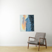 Phantastischer Sonnenuntergang oberhalb des Gebirg Wandteppich (Beispiel)