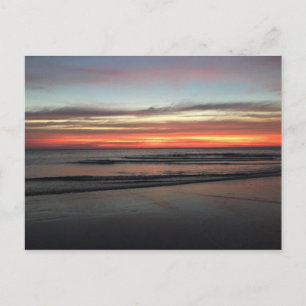 Phantastischer Sonnenuntergang Postkarte