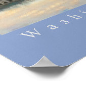 Phantastischer Sonnenuntergang über Washington Par Poster (Ecke)