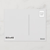 Phantastischer Sportwagen Postkarte (Rückseite)