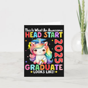 Phantastischer Start 2025 Abitur wie Unicorn Grad Karte