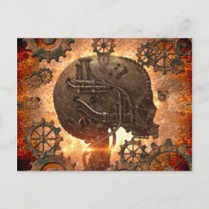 Phantastischer Steampunk Postkarte