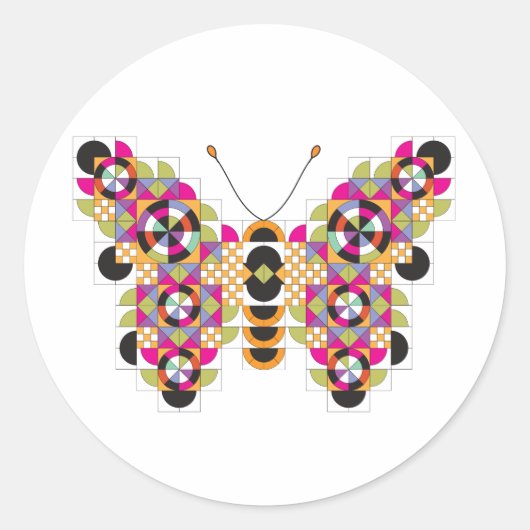 Phantastischer Sticker für Monarch Butterfly-Stech (Vorderseite)