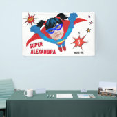 Phantastischer Superheld Tremendous Geburtstagsges Banner (Messeveranstaltung)