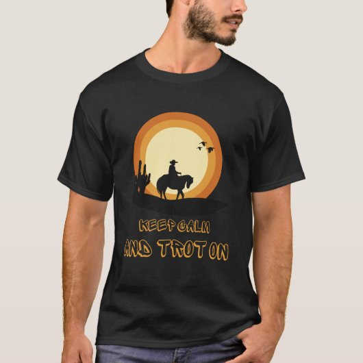 Phantastischer T - Shirt für das Reiten (Vorderseite)