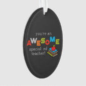 Phantastischer Tag der Bildung Lehrer Ornament (Vorderseite)