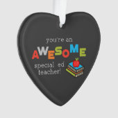 Phantastischer Tag der Bildung Lehrer Ornament (Vorderseite)