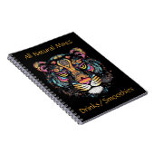 Phantastischer Tiger Head Personal Notizblock (Rechte Seite)