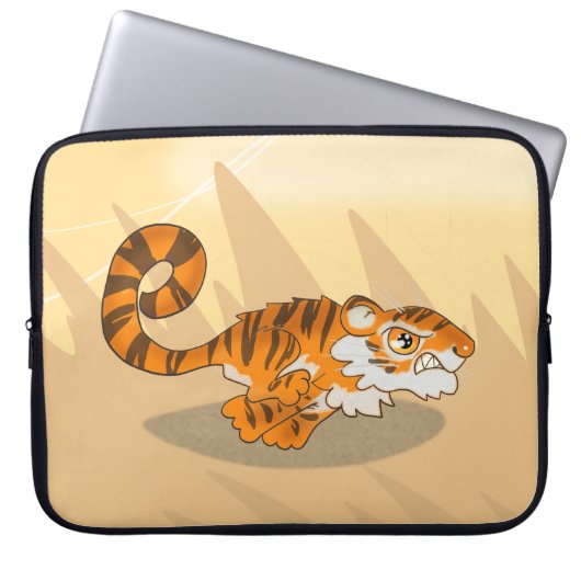 Phantastischer Tiger Laptopschutzhülle (Vorderseite)