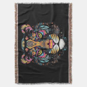Phantastischer Tigerkopf Decke (Vorderseite Vertikal)