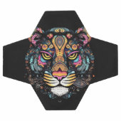 Phantastischer Tigerkopf Fußball (Flach)