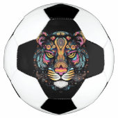 Phantastischer Tigerkopf Fußball (Vorderseite)