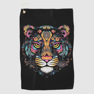 Phantastischer Tigerkopf Golfhandtuch