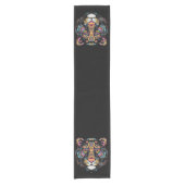 Phantastischer Tigerkopf Kurzer Tischläufer (Vorderseite)