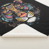 Phantastischer Tigerkopf Sherpadecke (3/4)