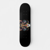 Phantastischer Tigerkopf Skateboard (Vorne)