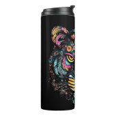 Phantastischer Tigerkopf Thermosbecher (Nach links gedreht)