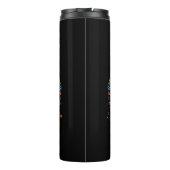 Phantastischer Tigerkopf Thermosbecher (Rückseite)