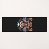 Phantastischer Tigerkopf Yogamatte (Vorderseite (Horizontal))