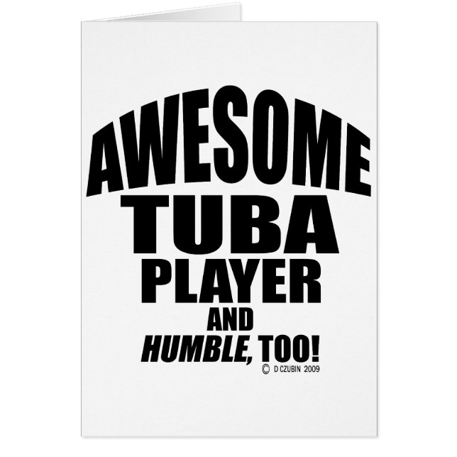 Phantastischer Tuba-Player (Vorne)