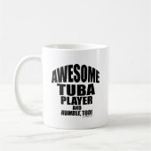 Phantastischer Tuba-Player Kaffeetasse (Links)