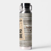 Phantastischer Typ Western ThemenIndividuelle Name Trinkflasche (Rückseite)