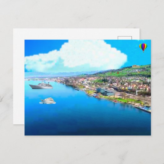 Phantastischer Urlaub Postkarte (Vorne/Hinten)