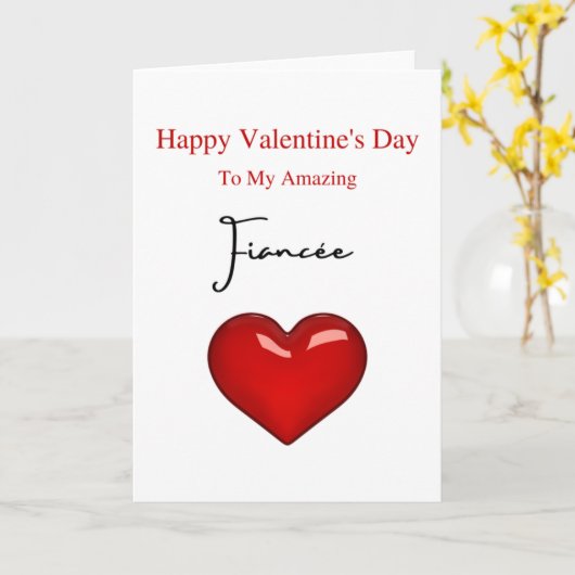 Phantastischer Valentinstag Karte (Gelbe Blume)