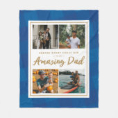 Phantastischer Vater Fleecedecke (Vorderseite)