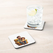 Phantastischer Vater Getränkeuntersetzer (Rechte Seite)