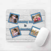 Phantastischer Vater ist Phantastisch 4 FotoCollag Mousepad (Mit Mouse)